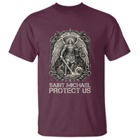 St Michael The Archangel Protect Us T Shirt Christian Faith Gift