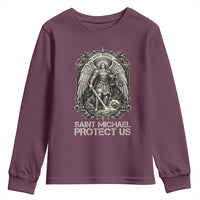 St Michael The Archangel Protect Us Youth Sweatshirt Christian Faith Gift