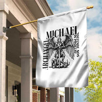 Saint Michael Archangel Defende Nos In Proelio Garden Flag Christian Faith Gift