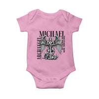 Saint Michael Archangel Defende Nos In Proelio Baby Onesie Christian Faith Gift