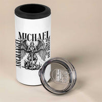 Saint Michael Archangel Defende Nos In Proelio 4 in 1 Can Cooler Tumbler Christian Faith Gift