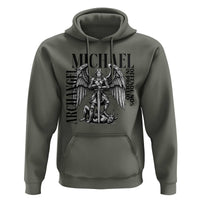 Saint Michael Archangel Defende Nos In Proelio Hoodie Christian Faith Gift