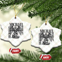 Saint Michael Archangel Defende Nos In Proelio Ceramic Ornament Christian Faith Gift