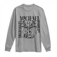 Saint Michael Archangel Defende Nos In Proelio Long Sleeve Shirt Christian Faith Gift
