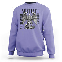 Saint Michael Archangel Defende Nos In Proelio Sweatshirt Christian Faith Gift