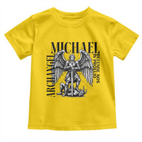 Saint Michael Archangel Defende Nos In Proelio Toddler T Shirt Christian Faith Gift