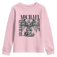 Saint Michael Archangel Defende Nos In Proelio Youth Sweatshirt Christian Faith Gift