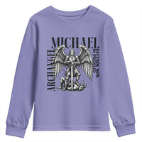 Saint Michael Archangel Defende Nos In Proelio Youth Sweatshirt Christian Faith Gift