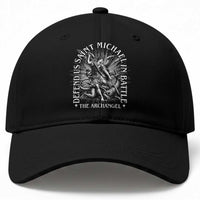 Saint Michael Defend Us In Battle Baseball Cap Catholic Protection Gift