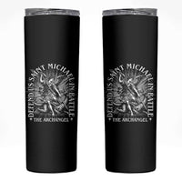 Saint Michael Defend Us In Battle Skinny Tumbler Catholic Protection Gift