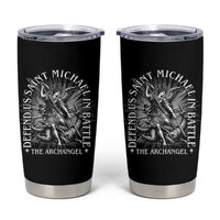 Saint Michael Defend Us In Battle Tumbler Cup Catholic Protection Gift