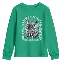 Saint Michael Defend Us In Battle Youth Sweatshirt Catholic Protection Gift