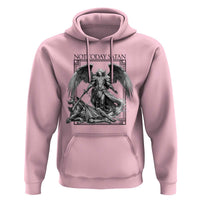 Funny Saint Michael Defeating Satan Hoodie Not Today Satan
