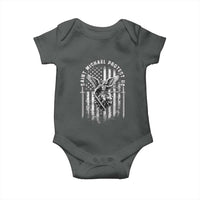 Vintage Saint Michael Archangel Protect Us Prayer Baby Onesie