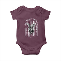 Vintage Saint Michael Archangel Protect Us Prayer Baby Onesie