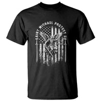 Vintage Saint Michael Archangel Protect Us Prayer T Shirt