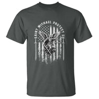 Vintage Saint Michael Archangel Protect Us Prayer T Shirt