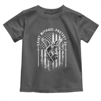 Vintage Saint Michael Archangel Protect Us Prayer Toddler T Shirt