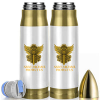 Vintage Catholic Saint Michael Protect Us Bullet Tumbler Religious Gift