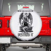 Do Not Make Peace With Evil Spare Tire Cover Archangel Saint Michael