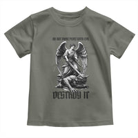 Do Not Make Peace With Evil Toddler T Shirt Archangel Saint Michael