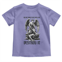 Do Not Make Peace With Evil Toddler T Shirt Archangel Saint Michael