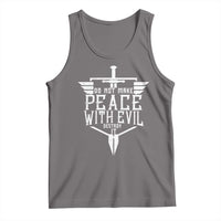 Do Not Make Peace With Evil Tank Top Catholic Protection Gift