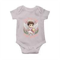 This Girl Loves Saint Michael Baby Onesie Religious Faith Gift
