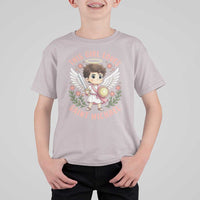 This Girl Loves Saint Michael T Shirt For Kid Religious Faith Gift