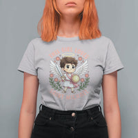 This Girl Loves Saint Michael T Shirt For Women Religious Faith Gift