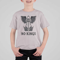 No Kings T Shirt For Kid St Michael Archangel Victory Over Tyranny