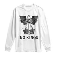 No Kings Long Sleeve Shirt St Michael Archangel Victory Over Tyranny
