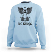 No Kings Sweatshirt St Michael Archangel Victory Over Tyranny