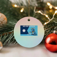Funny Political Folklore Babe The Blue Ox Ceramic Ornament No Ice Please