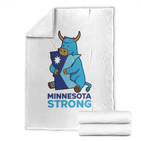 Minnesota Strong Throw Blanket Blue Ox Midwest Folklore Heritage