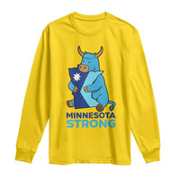 Minnesota Strong Long Sleeve Shirt Blue Ox Midwest Folklore Heritage