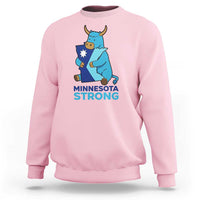 Minnesota Strong Sweatshirt Blue Ox Midwest Folklore Heritage