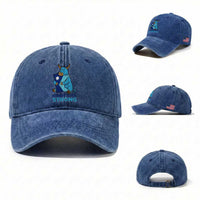 Minnesota Strong Washed Cotton Baseball Cap Blue Ox Midwest Folklore Heritage