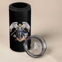 Archangel Saint Michael Warrior 4 in 1 Can Cooler Tumbler Catholic Protection Gift