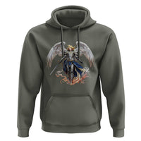 Archangel Saint Michael Warrior Hoodie Catholic Protection Gift