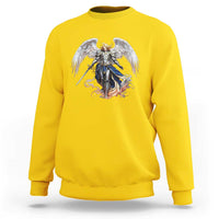 Archangel Saint Michael Warrior Sweatshirt Catholic Protection Gift