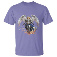 Archangel Saint Michael Warrior T Shirt Catholic Protection Gift