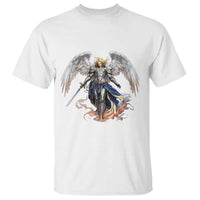 Archangel Saint Michael Warrior T Shirt Catholic Protection Gift