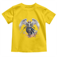 Archangel Saint Michael Warrior Toddler T Shirt Catholic Protection Gift