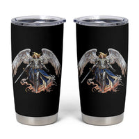 Archangel Saint Michael Warrior Tumbler Cup Catholic Protection Gift