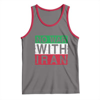 No War With Iran Tank Top Solidarity With Iranian People Peace