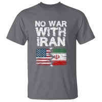No War With Iran T Shirt Support Iranian People Peace