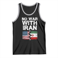 No War With Iran Tank Top Support Iranian People Peace