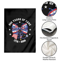 Nurse 250 Years Of Care Garden Flag Patriotic American Nurse Gift
