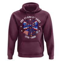 Nurse 250 Years Of Care Hoodie Patriotic American Nurse Gift